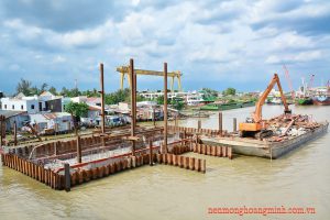 thi công ép cừ larsen